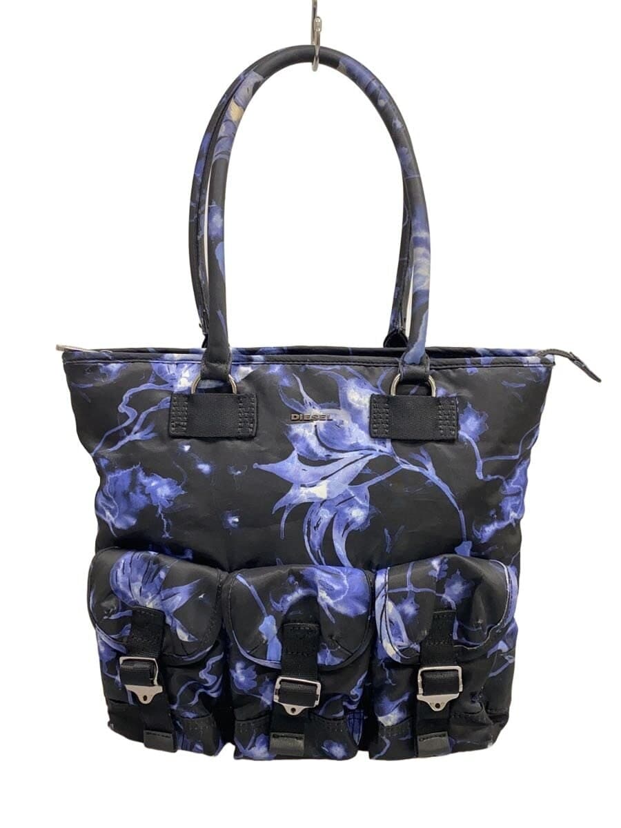DIESEL Tote Bag Nylon NVY All Over Pattern⑧