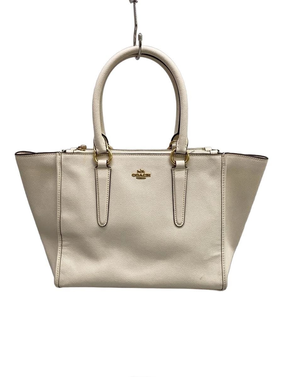 COACH Handbag WHT Solid F14928 White