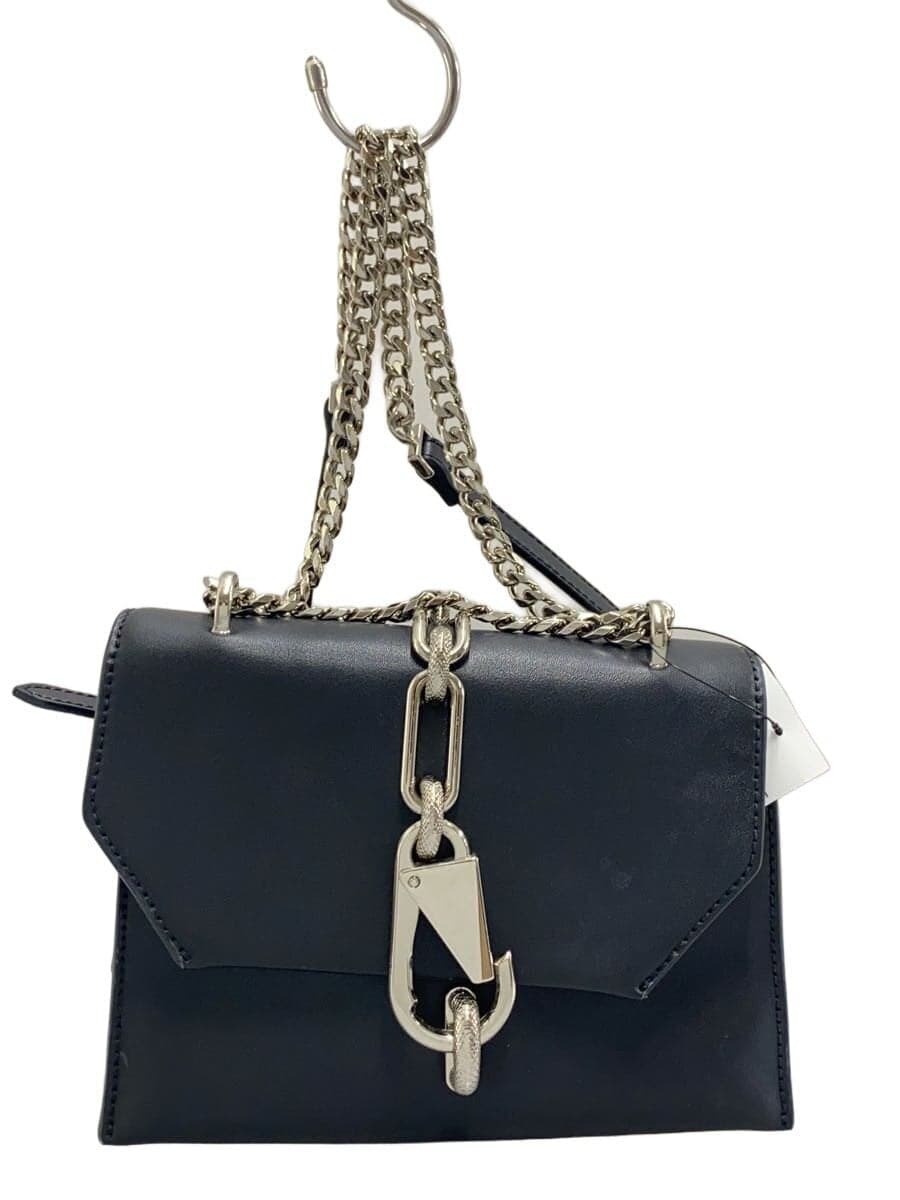 CHARLES&KEITH chain shoulder bag leather BLK③