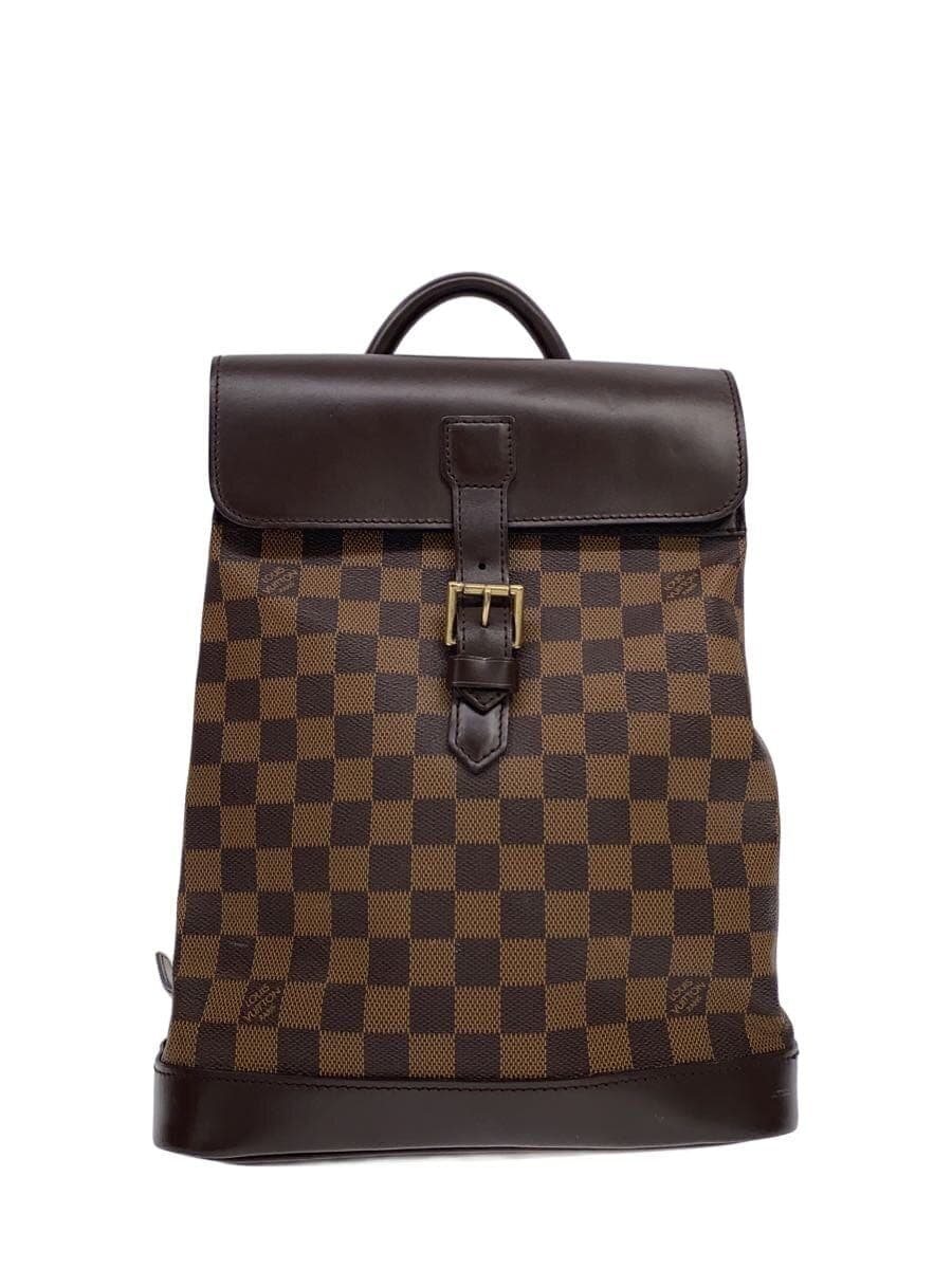LOUIS VUITTON Soho Damier Ebene PVC BRW N51132