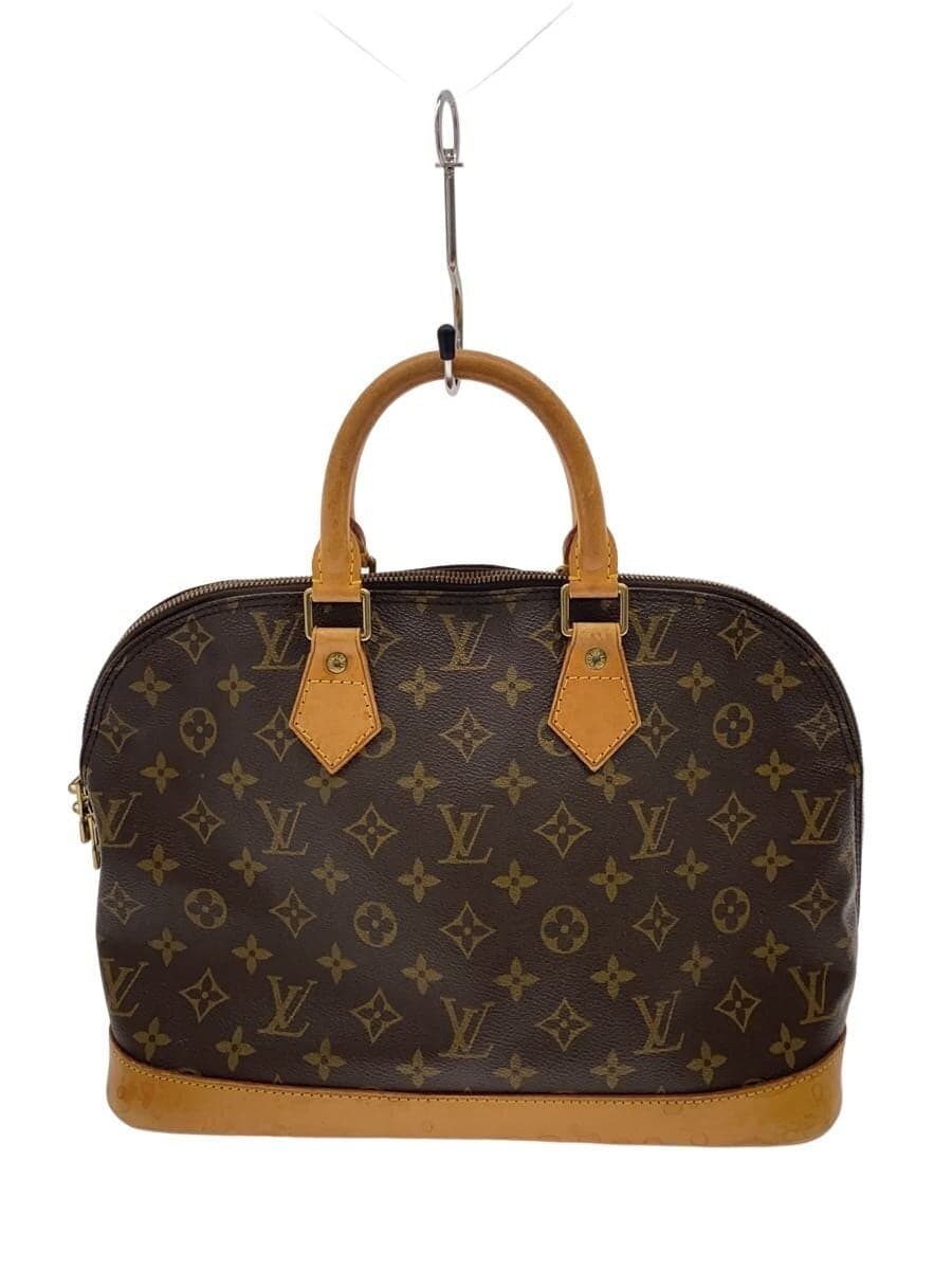 LOUIS VUITTON 1) Alma Monogram Canvas PVC BRW All-over pattern M51130 M51130