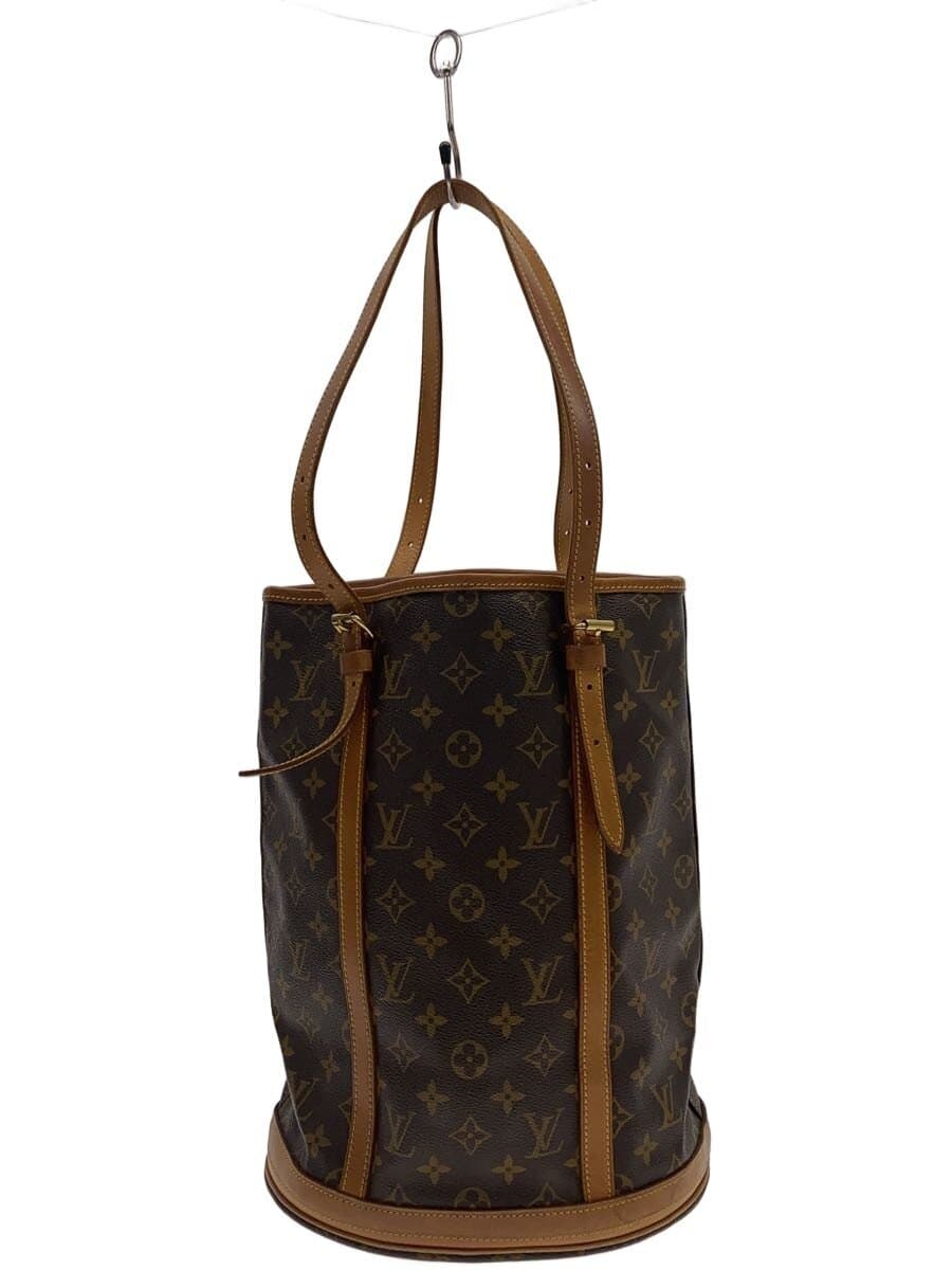 LOUIS VUITTON Bucket GM_Monogram Canvas PVC BRW All Over Pattern