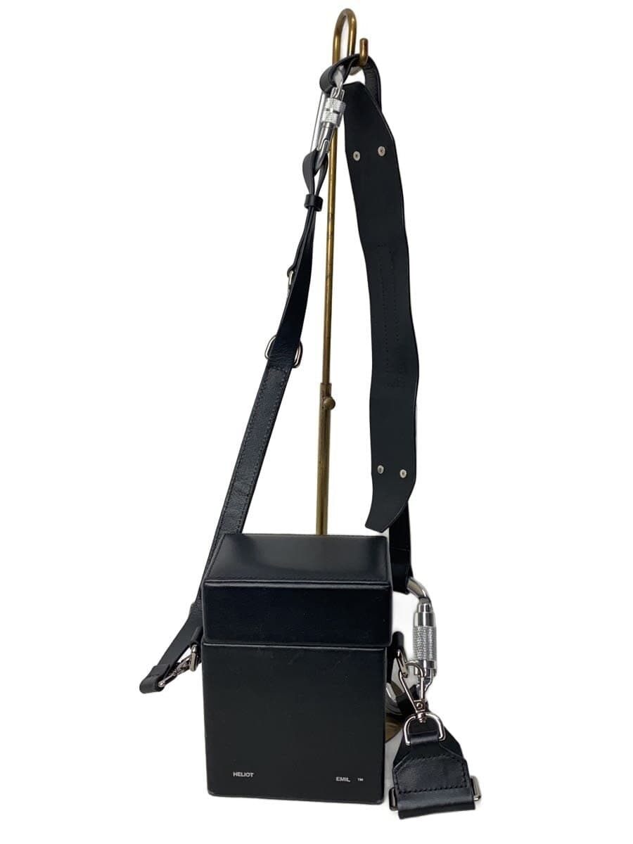HELIOT EMIL Leather Strap Box Bag BLK