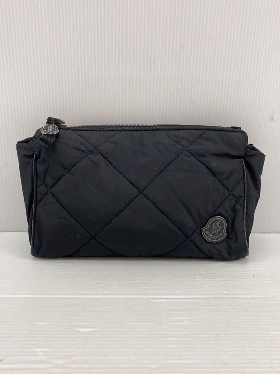 MONCLER Pouch Nylon Black