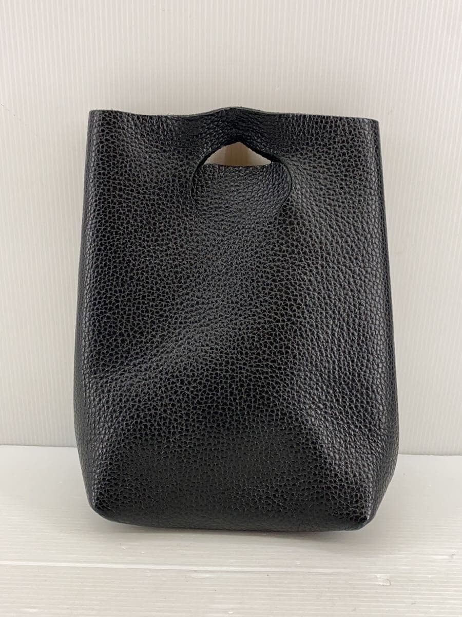 Hender Scheme bag leather black plain