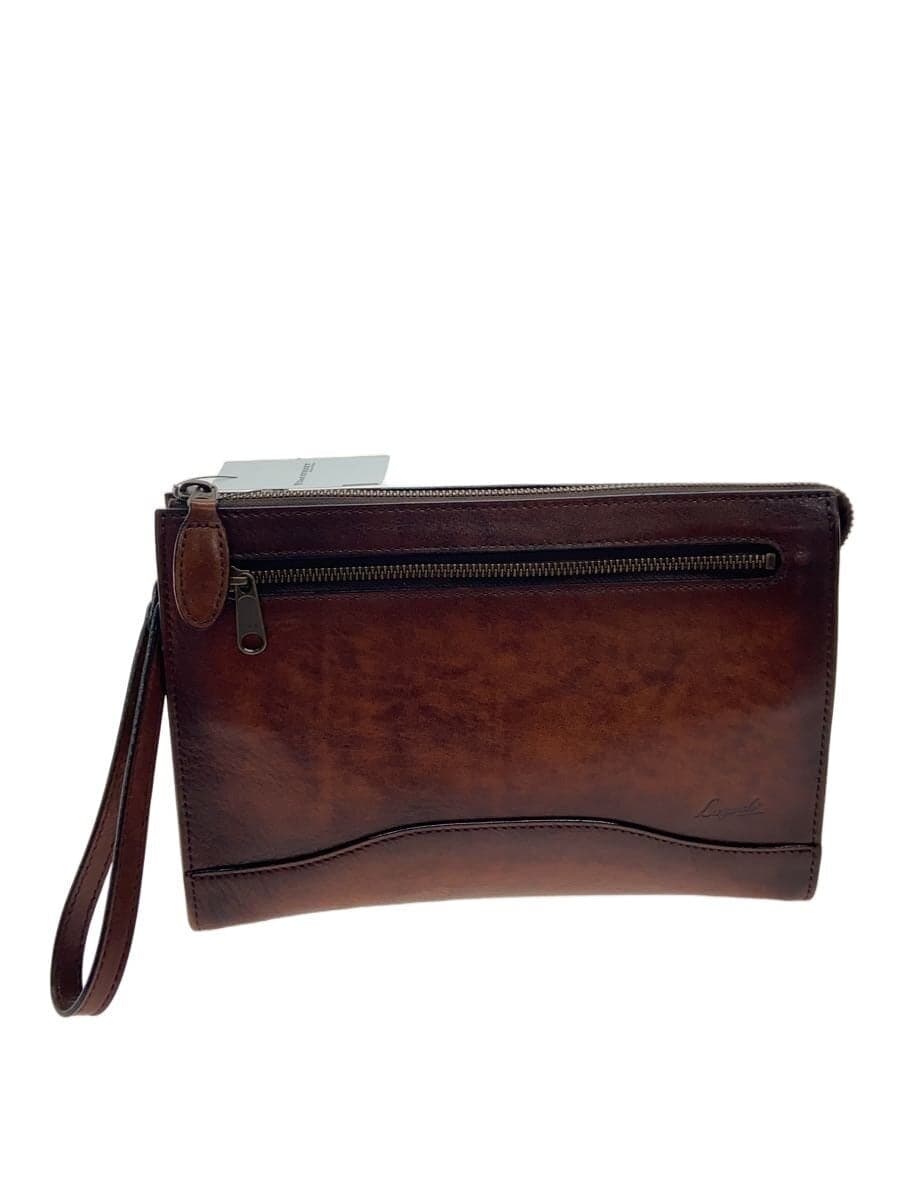 Aoki Kaban Second Bag Leather BRW Solid