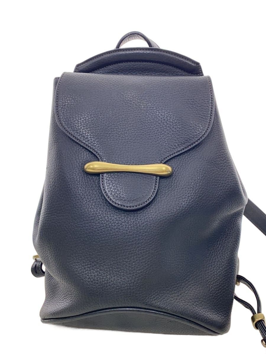TOFF&LOADSTONE Backpack Leather Black Plain