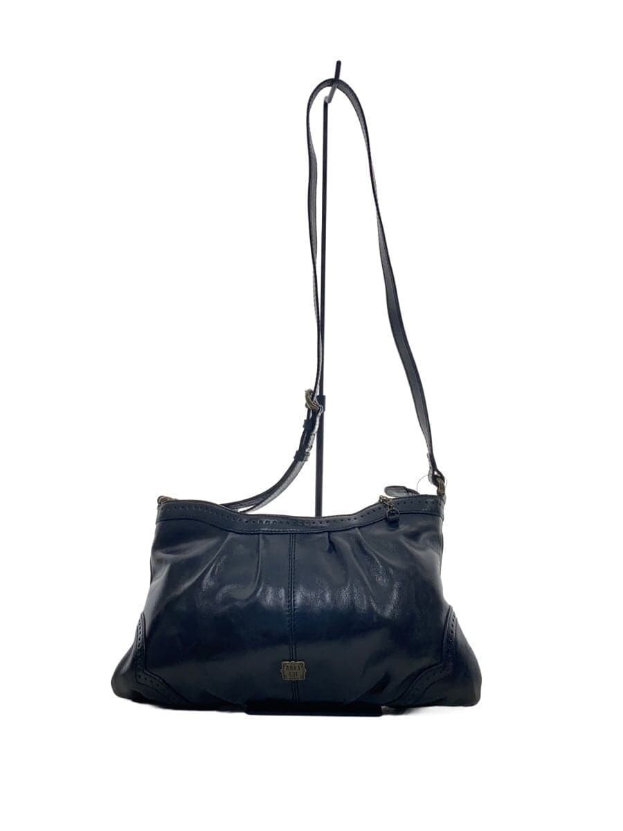 ANNA SUI Shoulder Bag Leather Black
