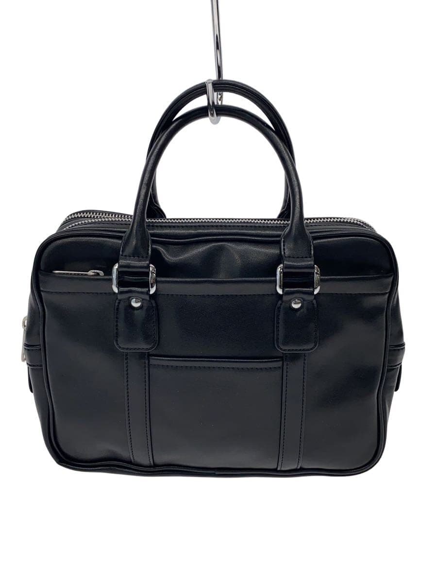 COMME des GARCONS Handbag Leather Black OZ-K 223