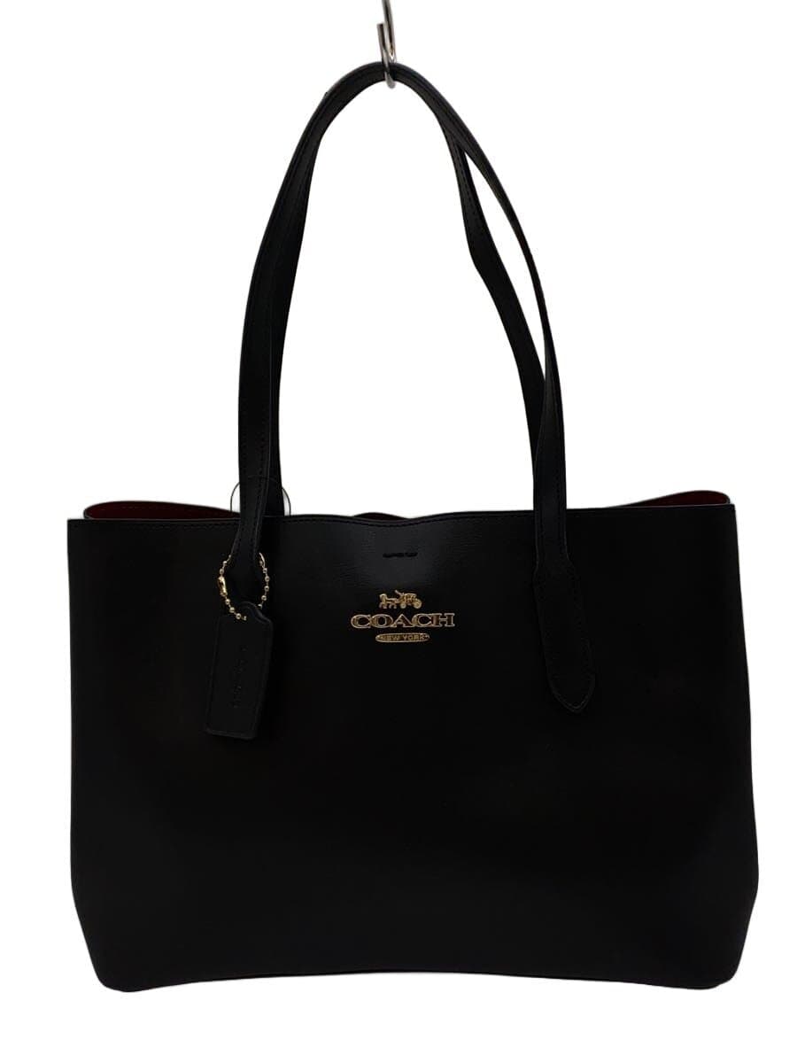 COACHA4 Tote Bag Leather BLK F48733