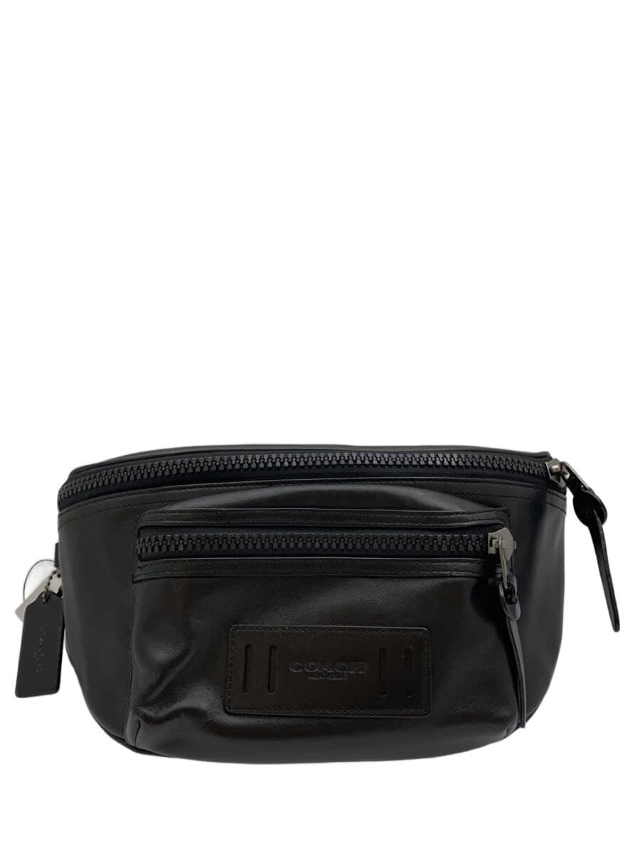 COACH body bag shoulder bag leather BLK F75776