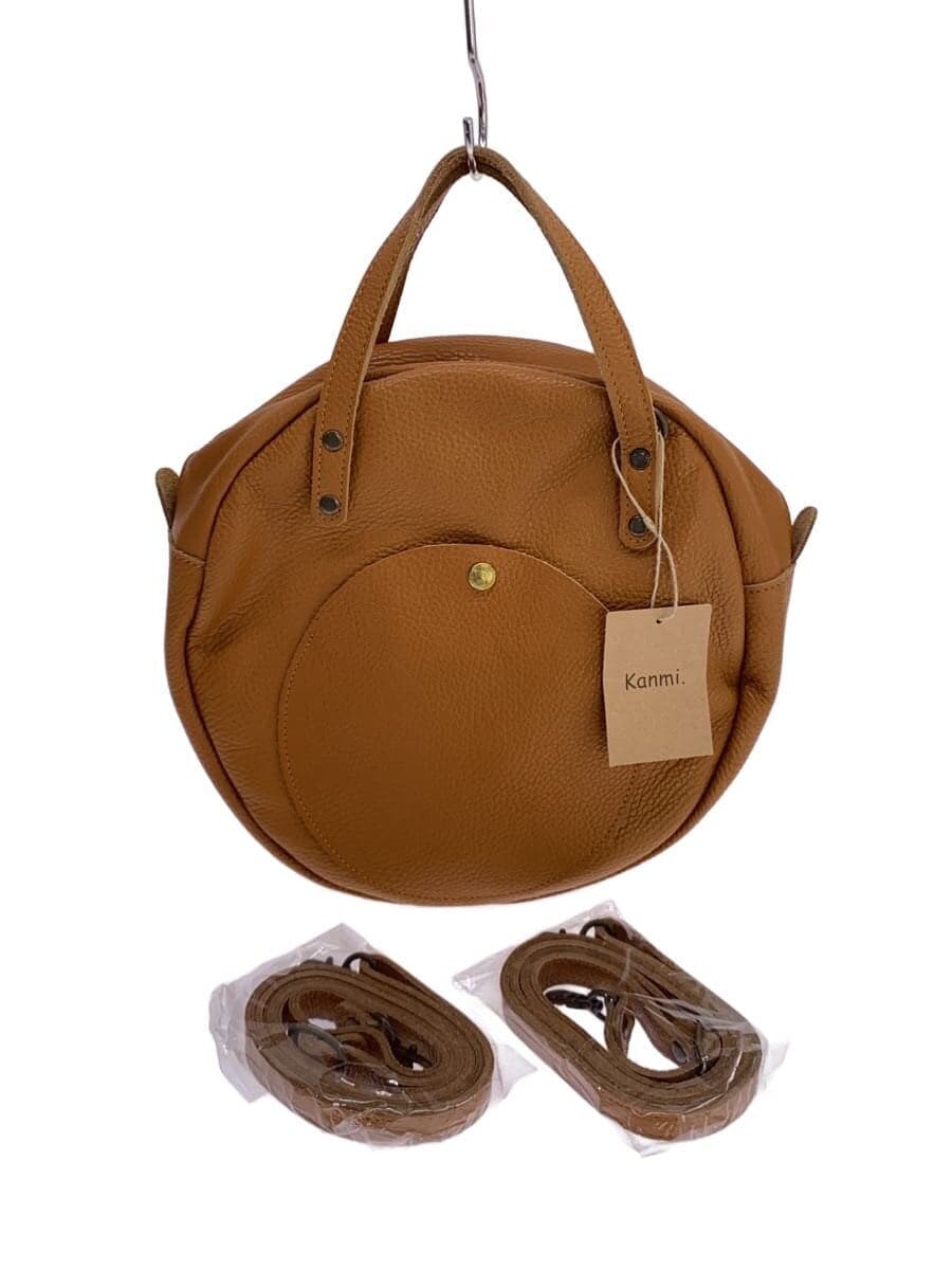 Kanmi. Shoulder Bag Leather CML Solid