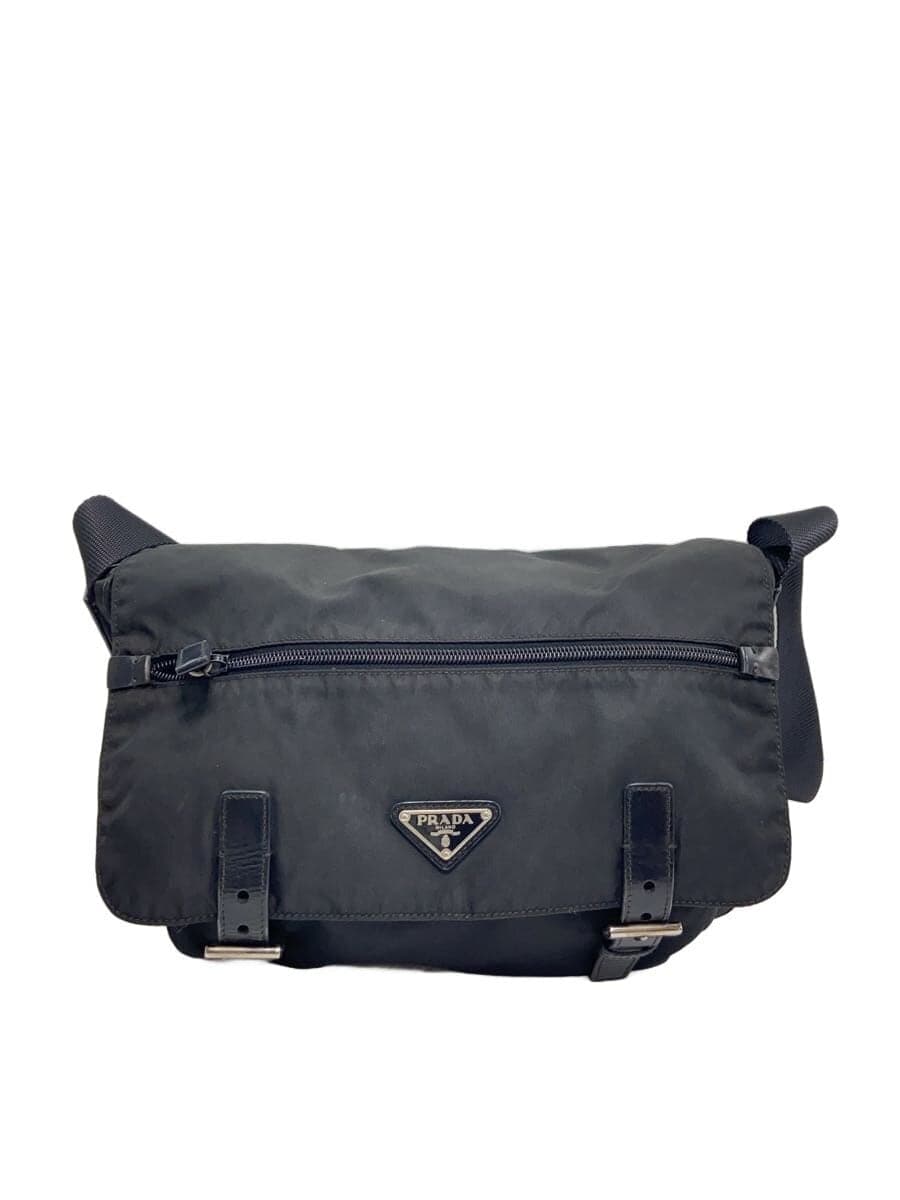 PRADA Shoulder Bag Nylon BLK