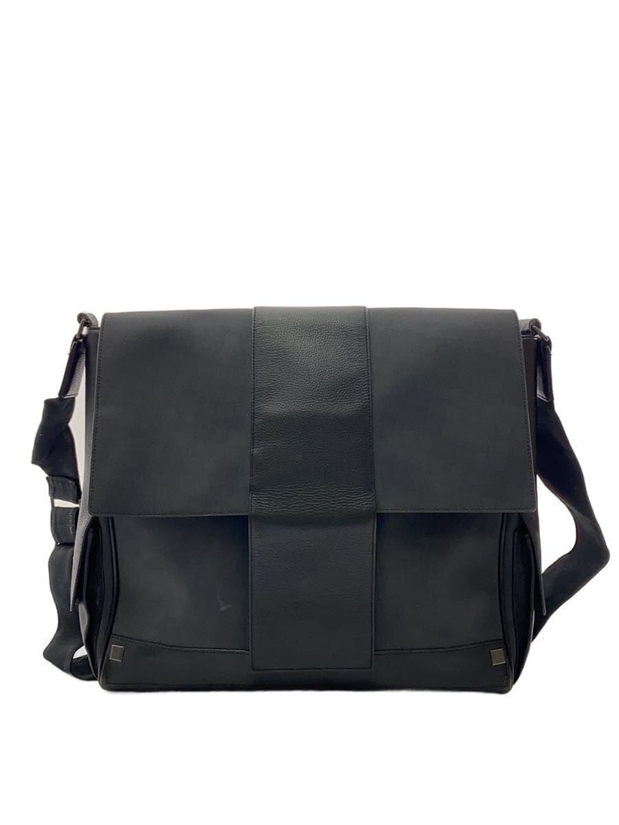 dunhill Shoulder Bag Leather BLK