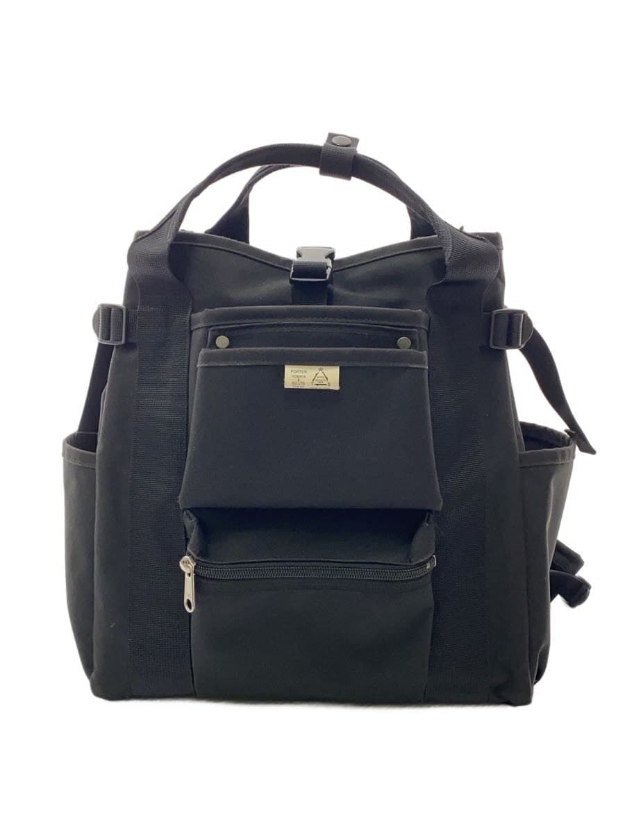PORTER x B Jirushi YOSHIDA x B Jirushi YOSHIDA NEW UNION 2-Way Backpack Backpack BLK Solid