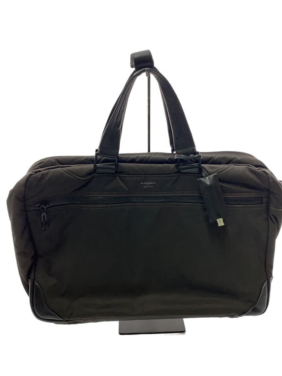 PELLE BORSA 2WAY Business Bag Nylon BLK Used condition