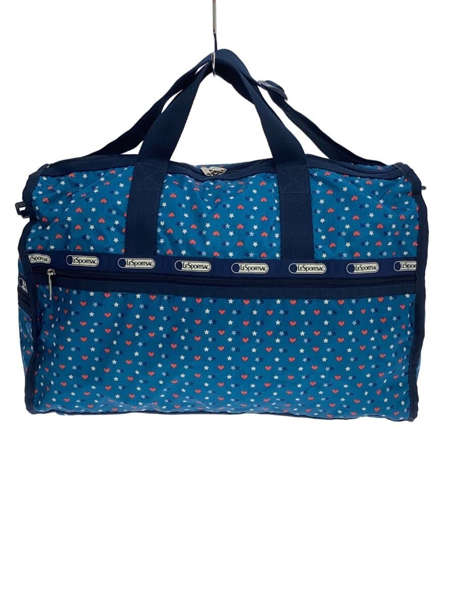 LESPORTSAC Boston Bag Nylon BLU All Over Pattern