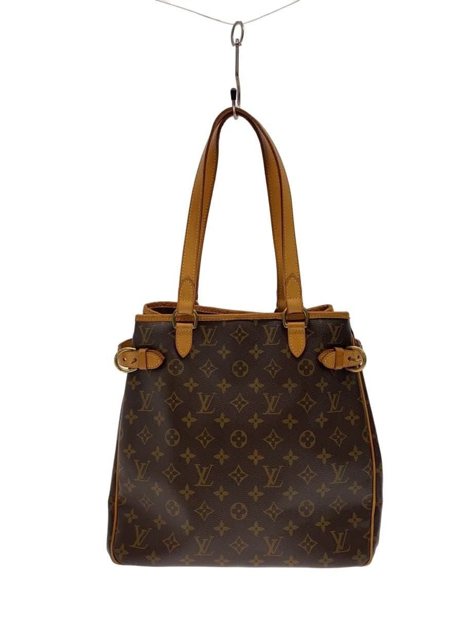 LOUIS VUITTON Batignolles Vertical Monogram Canvas PVC BRW M51153