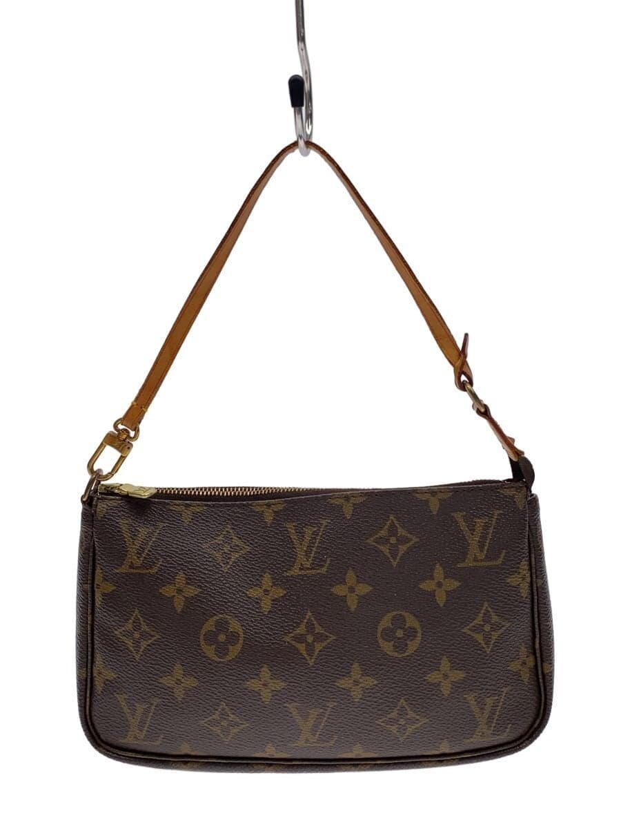 LOUIS VUITTON1)Pochette Accessoires_Monogram Canvas PVC BRW