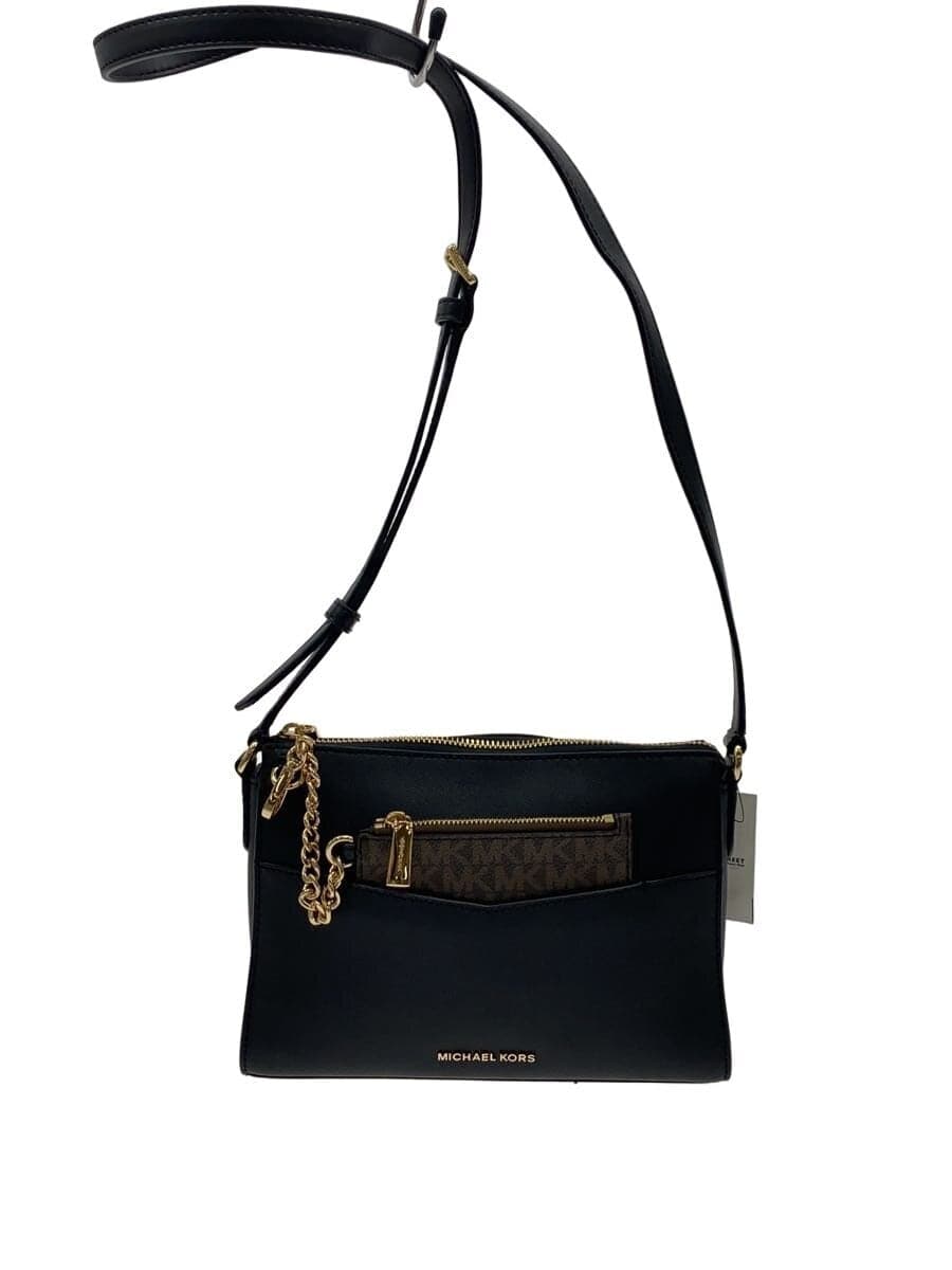 MICHAEL KORS Shoulder Bag PVC Black Solid Color 32H3G9KC1L