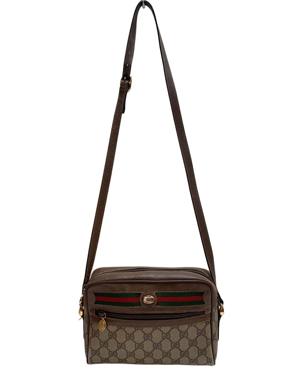 GUCCI Shoulder Bag_GG Plus PVC BRW