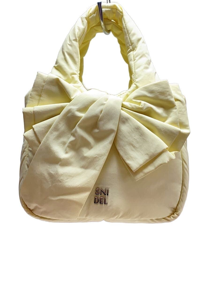 SNIDEL Puffy Ribbon Bag Nylon YLW SWGB261639