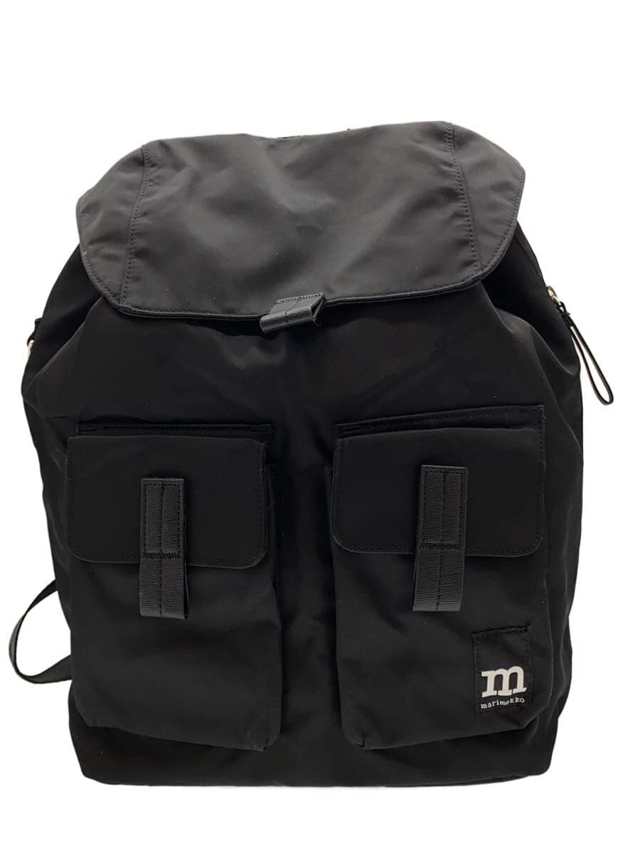marimekko Backpack BLK Solid 091923 521972