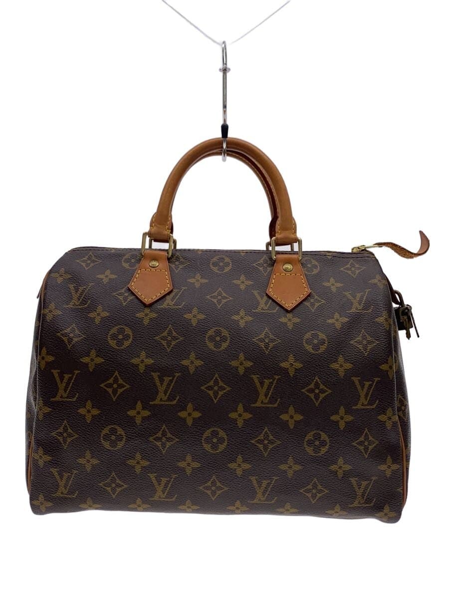 LOUIS VUITTON2)Speedy 30_Monogram Canvas PVC BRW