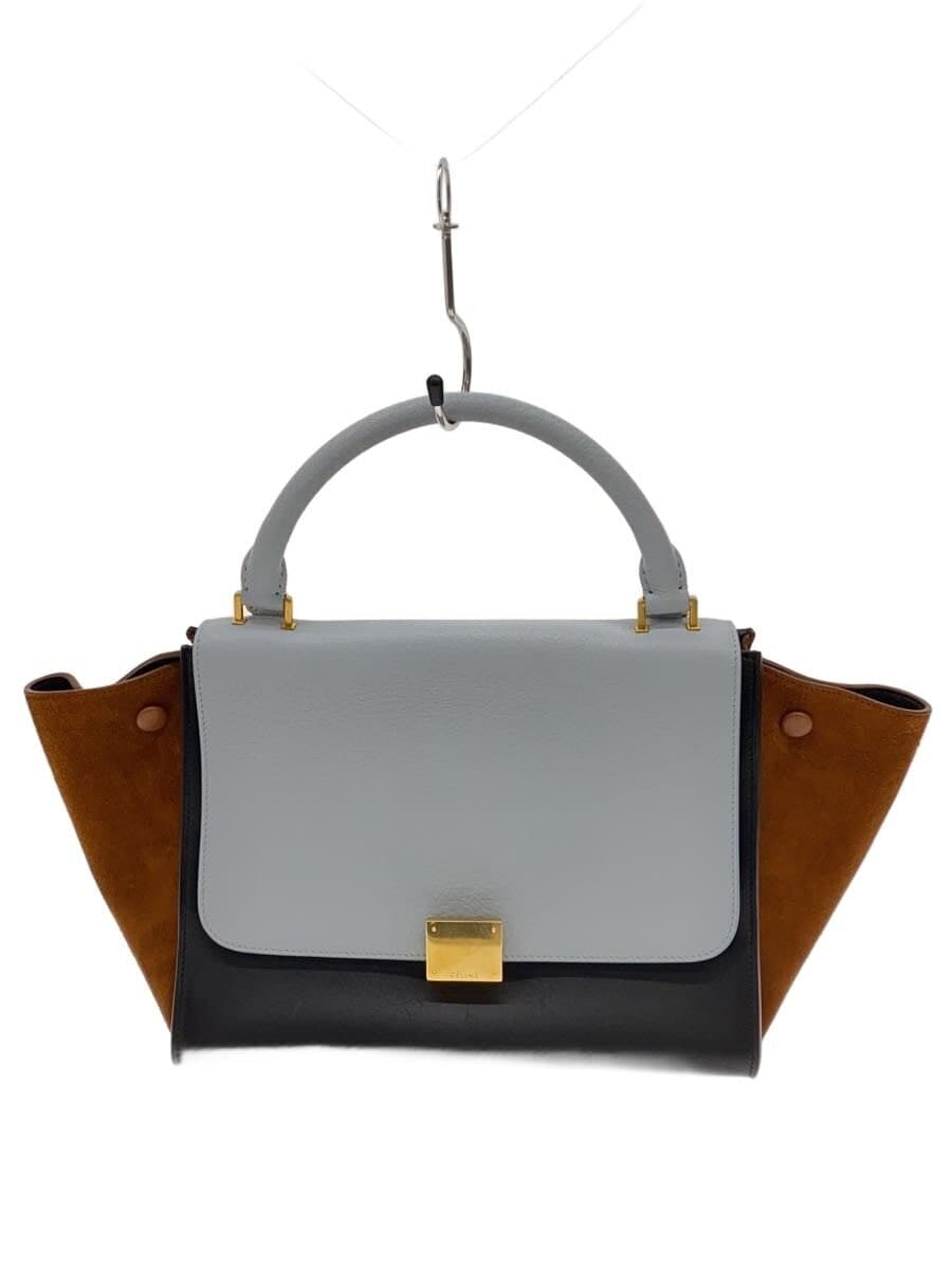 CELINE shoulder bag leather multicolor
