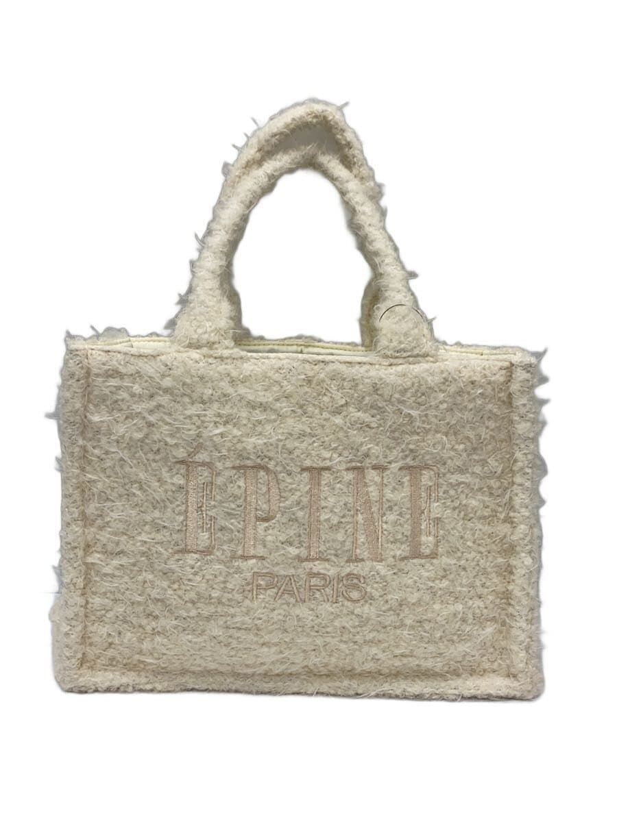epine Boa Tote Bag Wool CRM