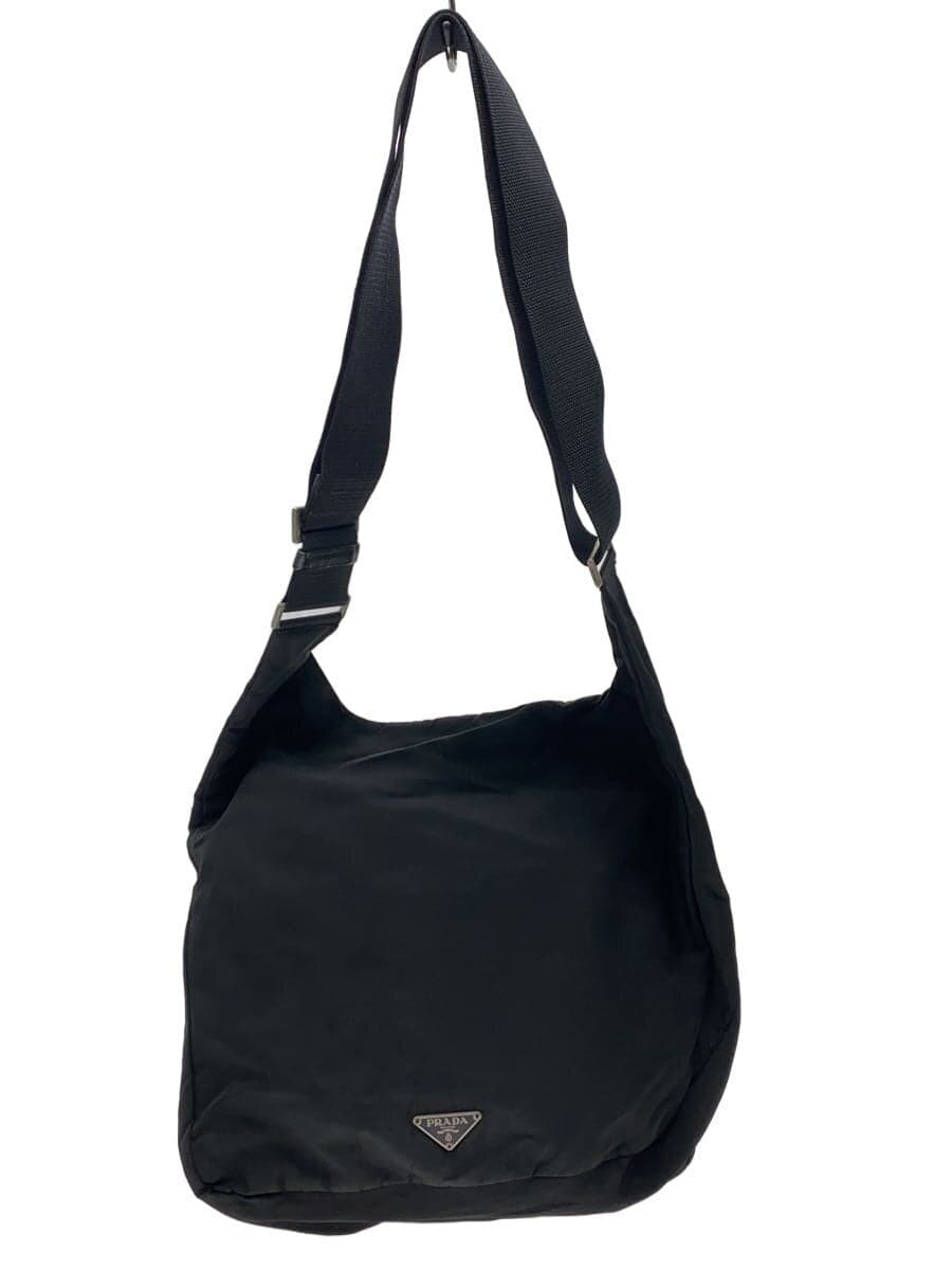 PRADA Shoulder Bag Nylon Black