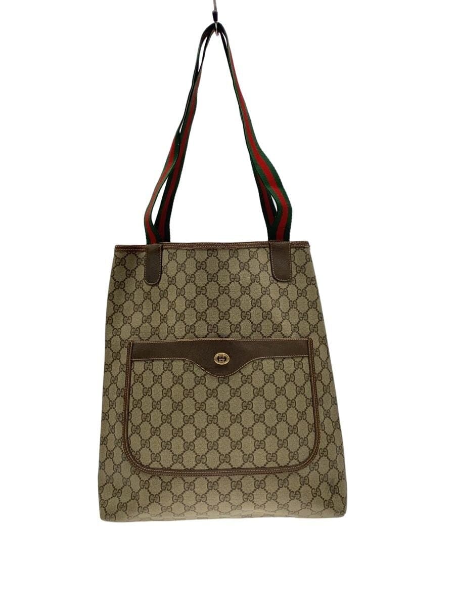 GUCCI Tote Bag BRW Monogram