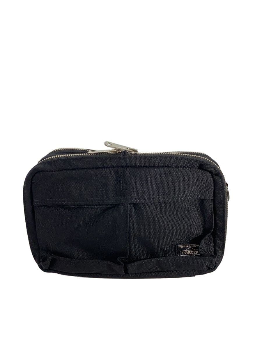 PORTER Shoulder Bag Canvas BLK Solid