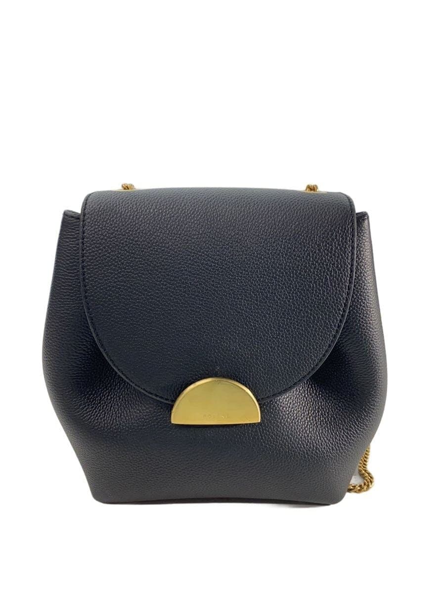 POLENE Shoulder Bag Leather BLK