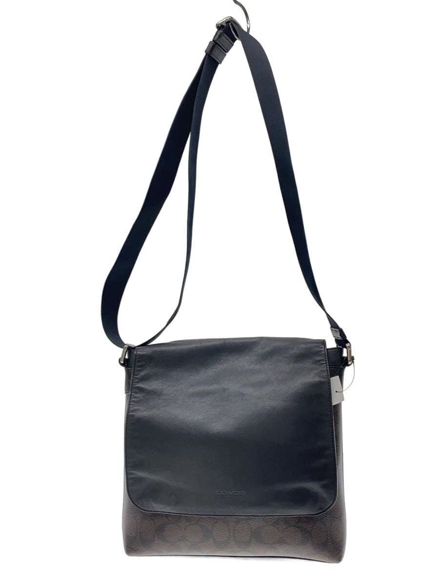 COACH Shoulder Bag Leather GRN All Over Pattern F54771