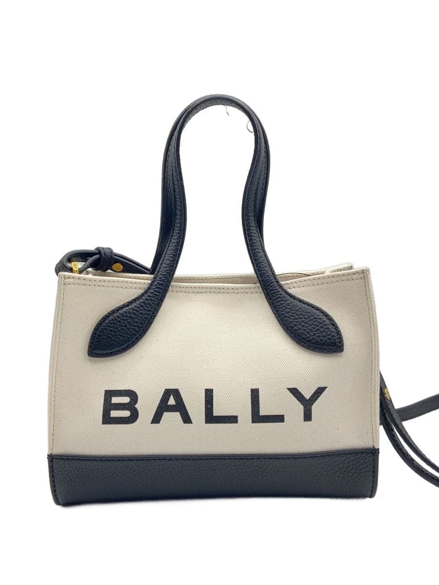 BALLY Shoulder Bag Canvas BLK Solid