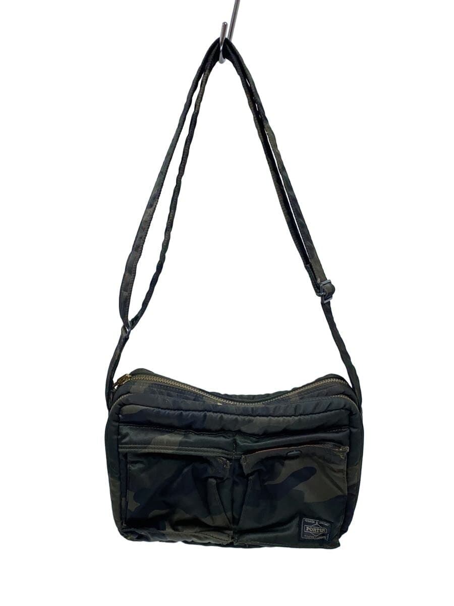 PORTER Shoulder Bag TANKER 30th Anniversary -- Green Camouflage Porter