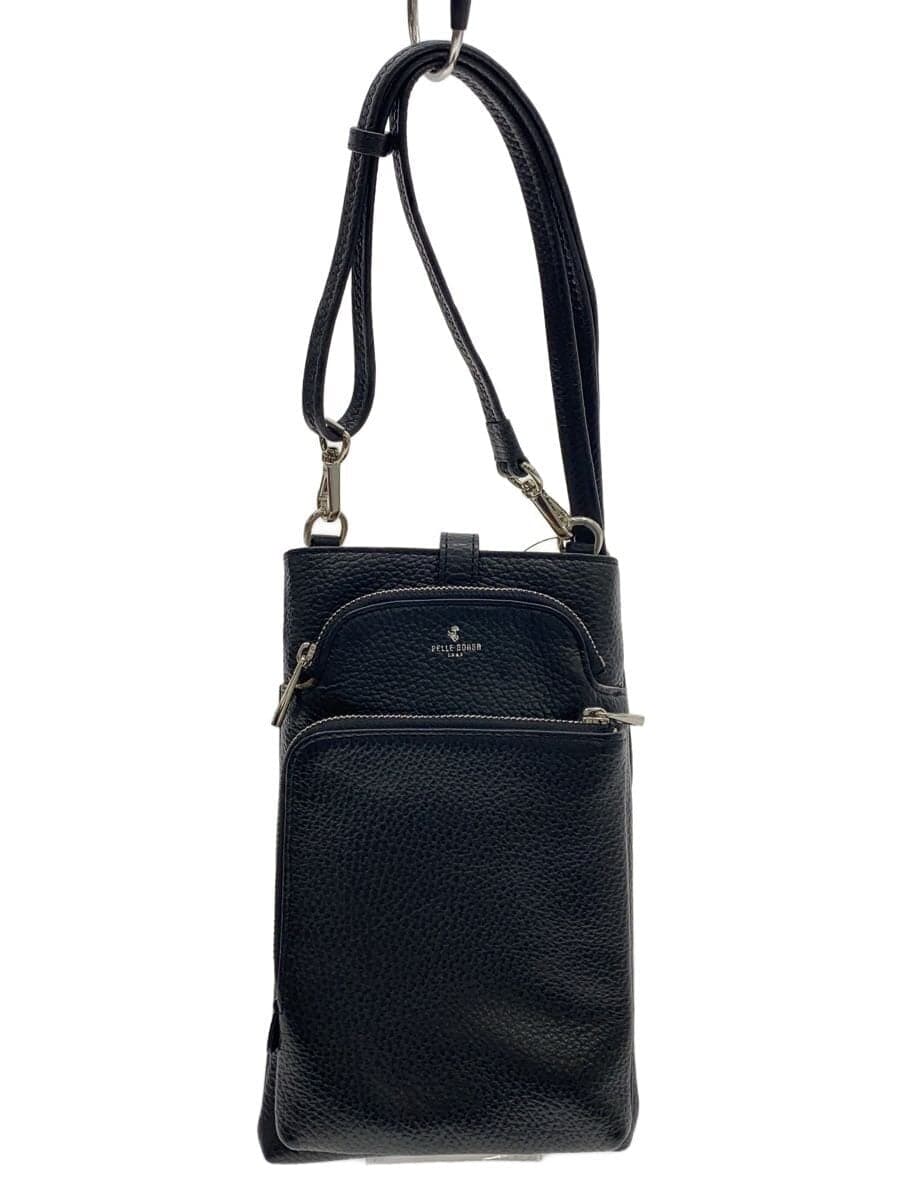PELLE BORSA Shoulder Bag BLK Solid
