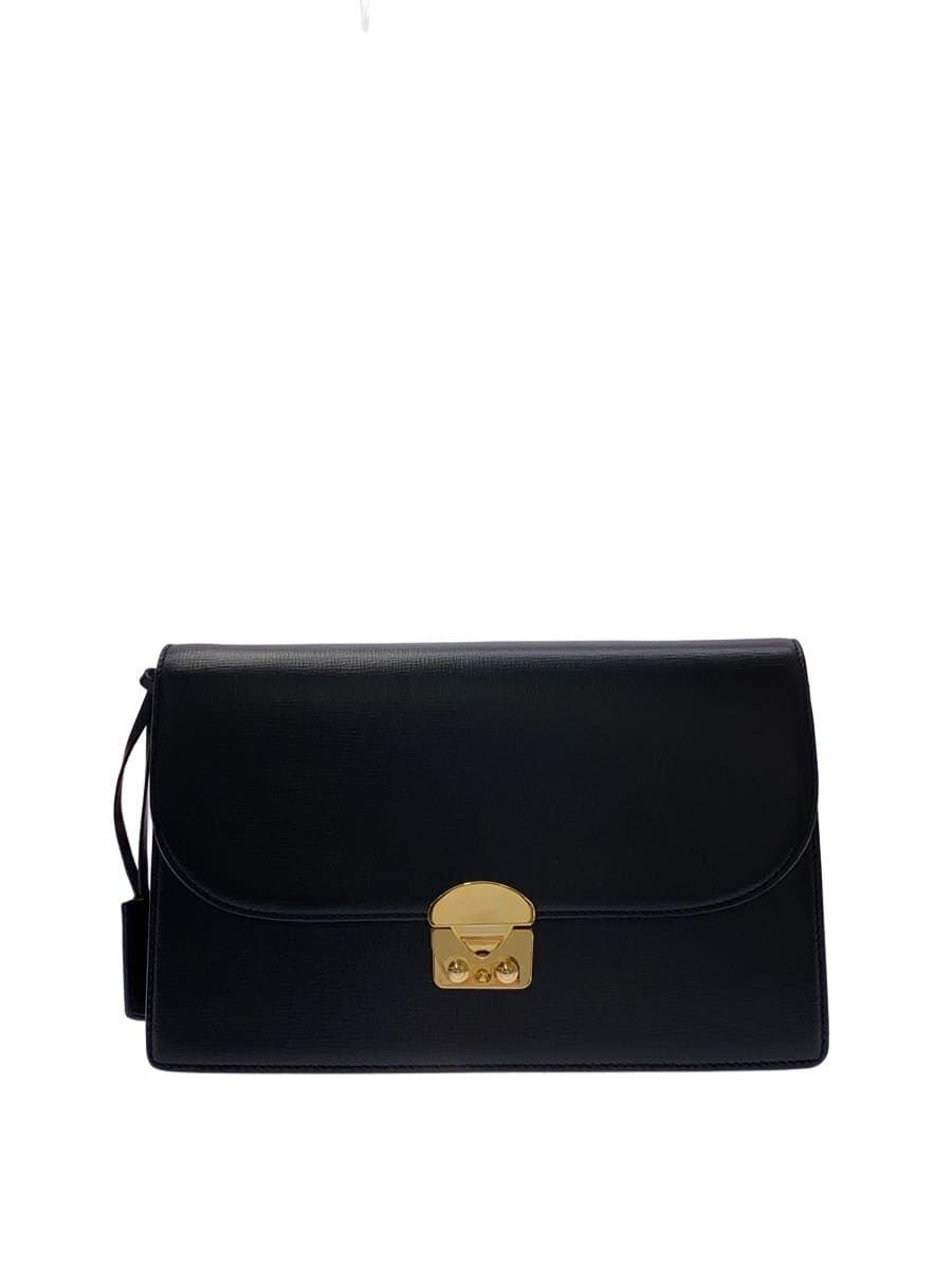 SOMES SADDLE Second Bag Leather BLK