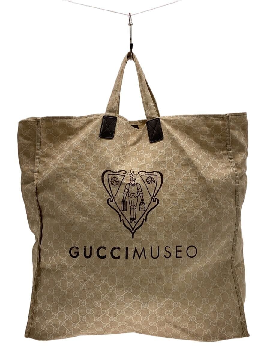 GUCCI handbag canvas BEG