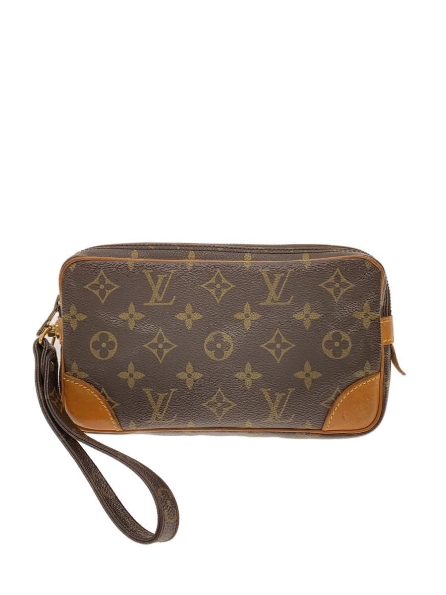 LOUIS VUITTON Marly Dragonne PM_Monogram Canvas PVC BRW