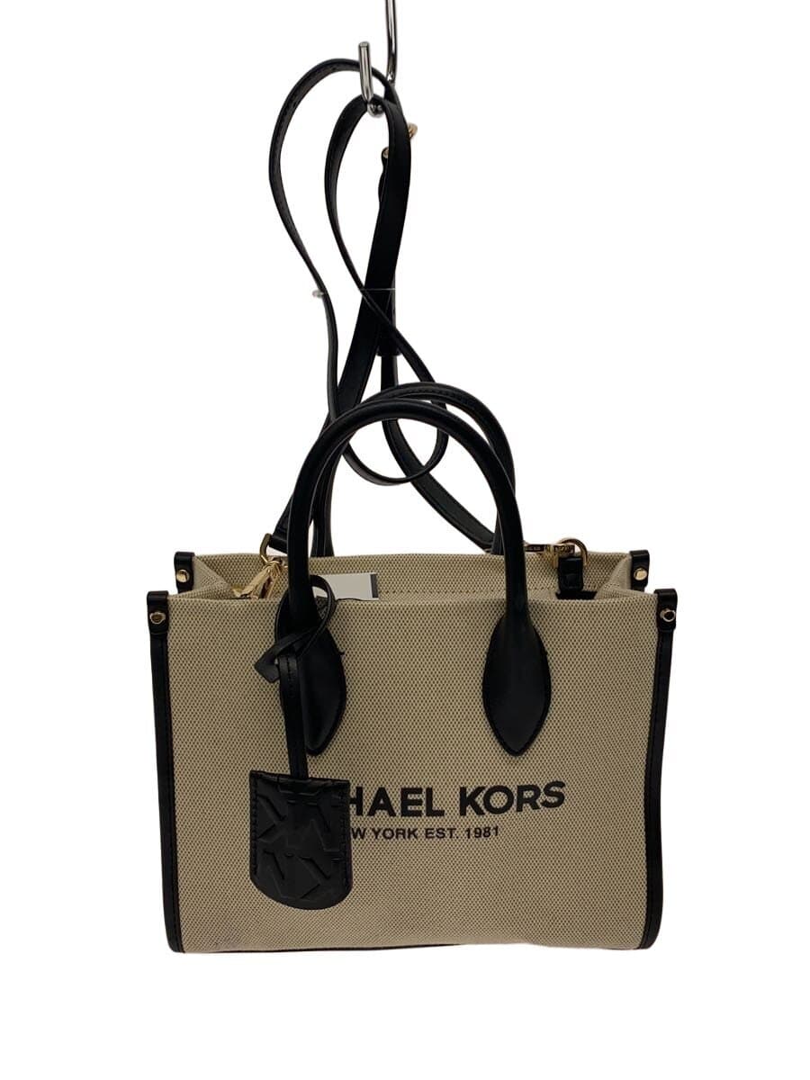 MICHAEL KORS Shoulder Bag Canvas BEG 35S2G7ZC5C