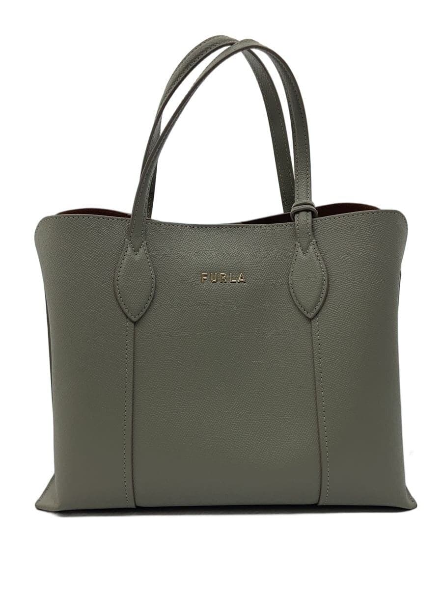 FURLA tote bag leather GRY WB00420