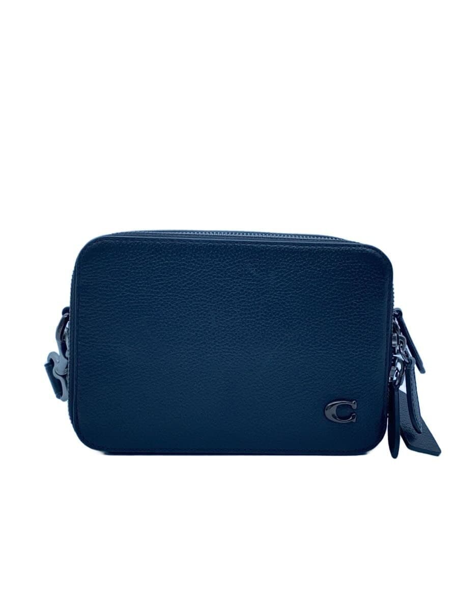 COACH Shoulder Bag Leather BLK Solid CR782