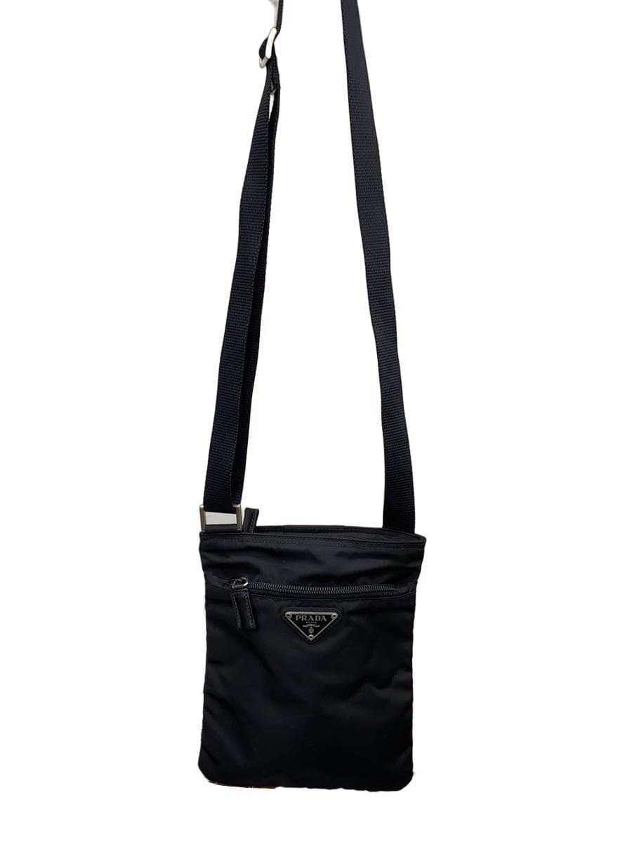 PRADA Shoulder Bag Nylon BLK Solid