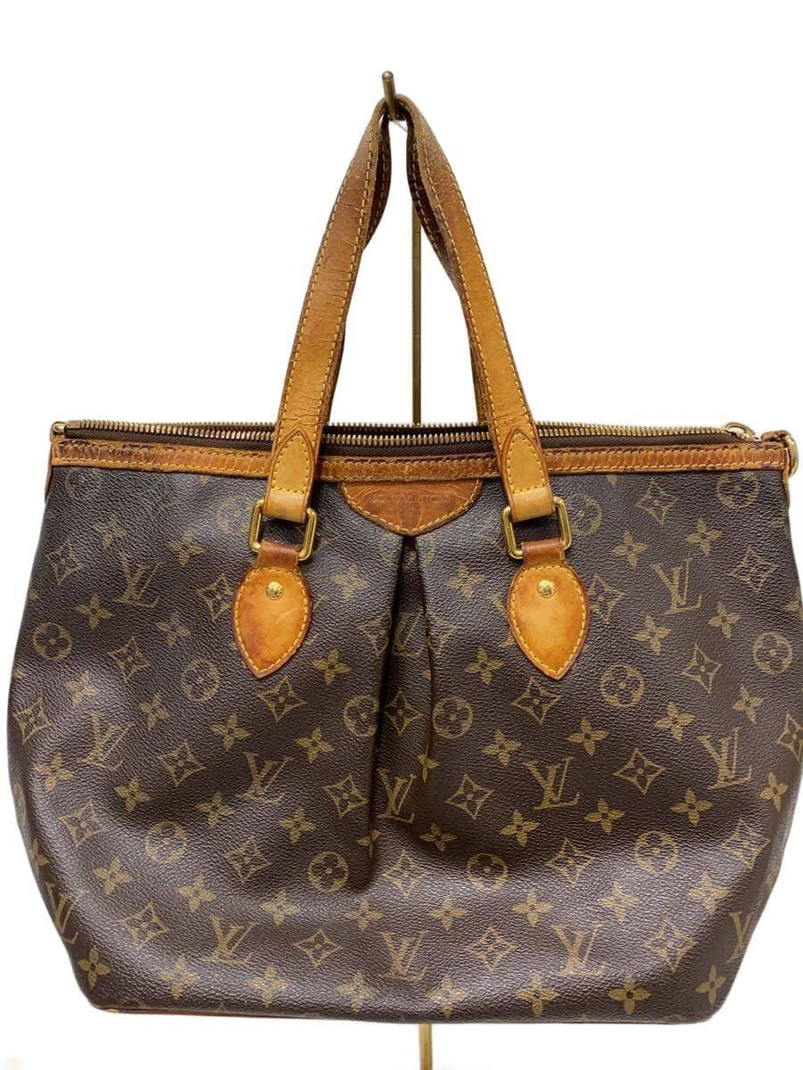 LOUIS VUITTON Palermo PM_Monogram Canvas PVC BRW