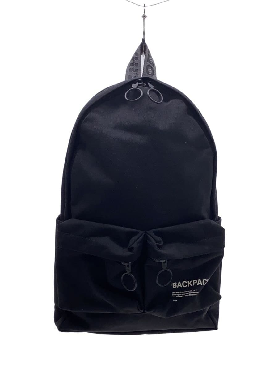 OFF-WHITE BACK PACK Backpack Cotton Black OMNB003S19074031