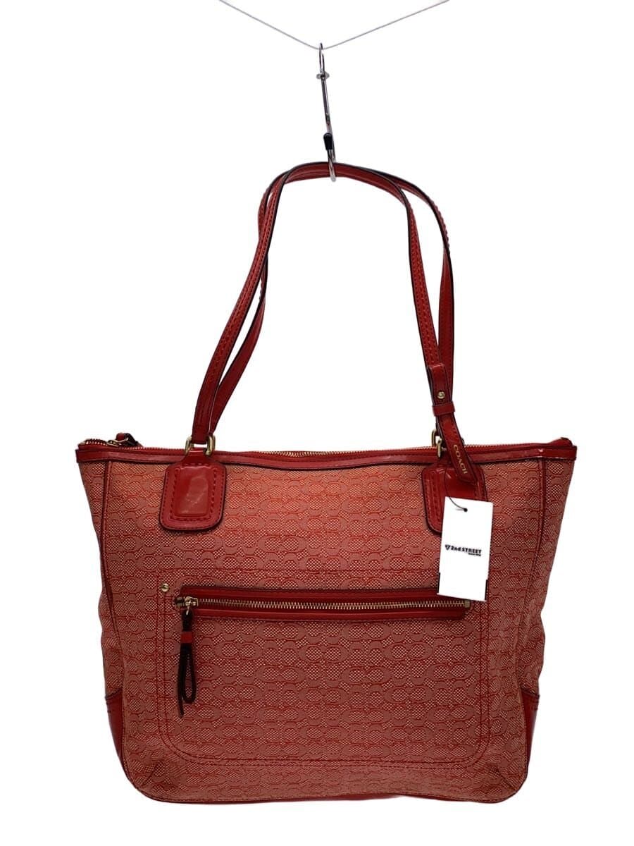 COACH handbag canvas ORN all-over pattern