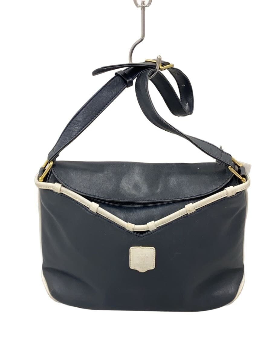 CELINE shoulder bag leather NVY