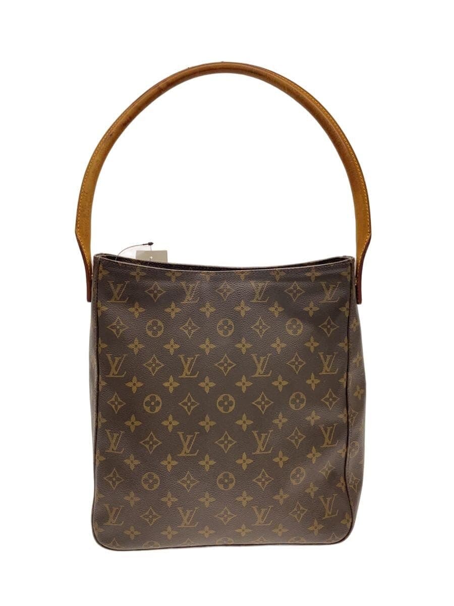LOUIS VUITTON Looping GM Monogram Canvas PVC BRW M51145